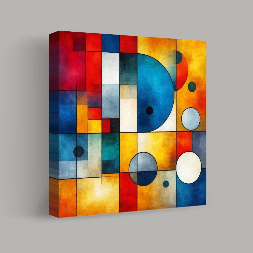 Geometric Symphony — canvas