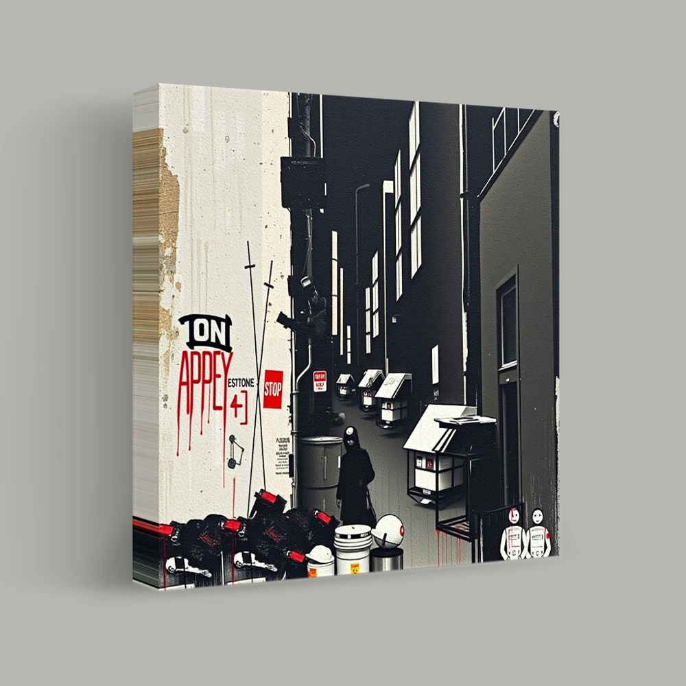 Shadows in the Alleyway — canvas