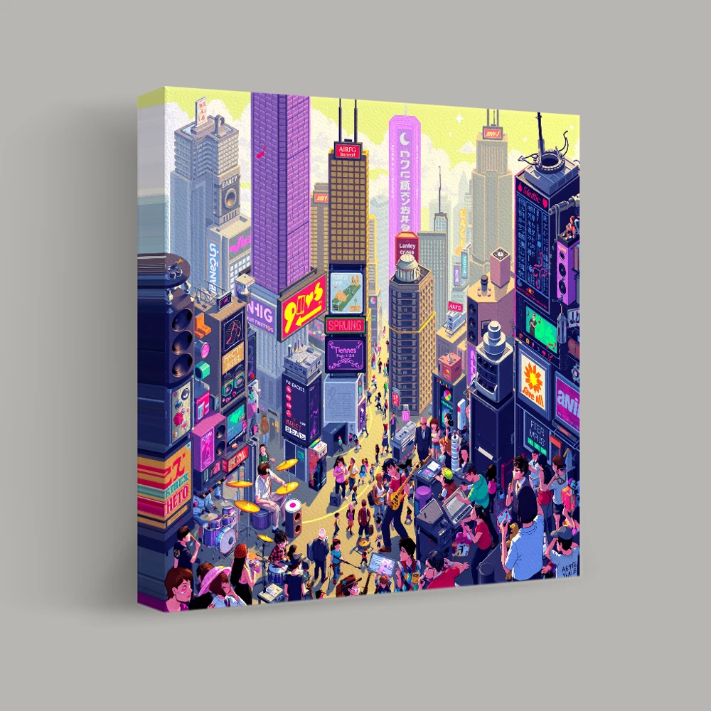 Urban Mosaic — canvas