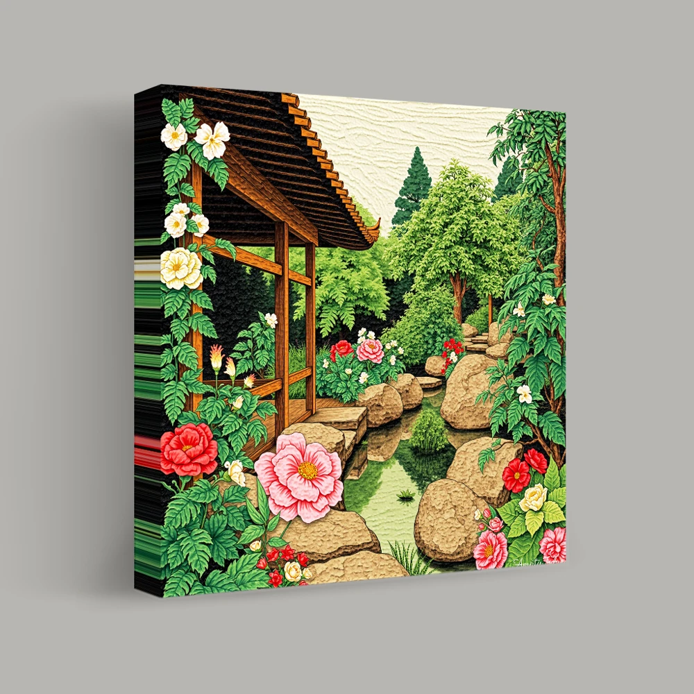 Whisper of the Tranquil Garden — canvas