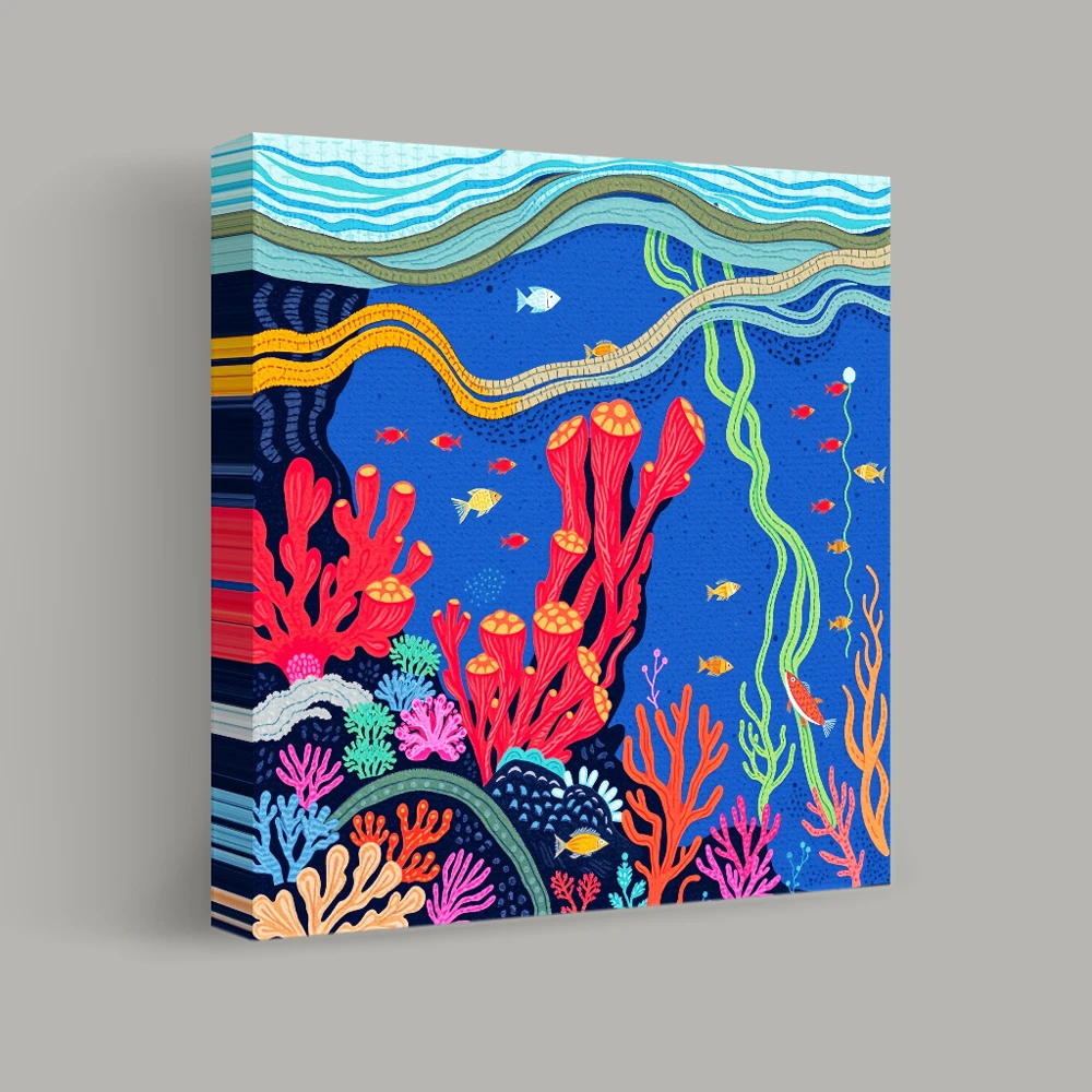 Underwater Tapestry — canvas