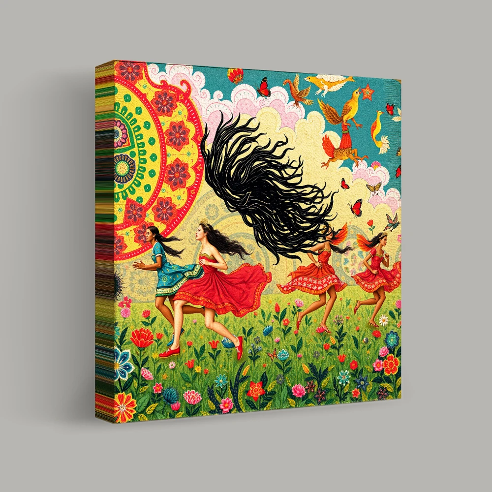 Running with the Wind — canvas