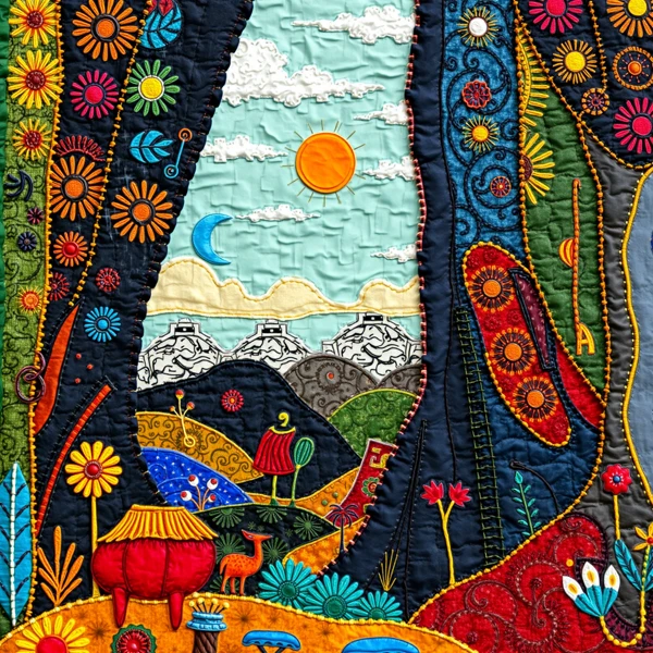 Stitched Landscape Passage