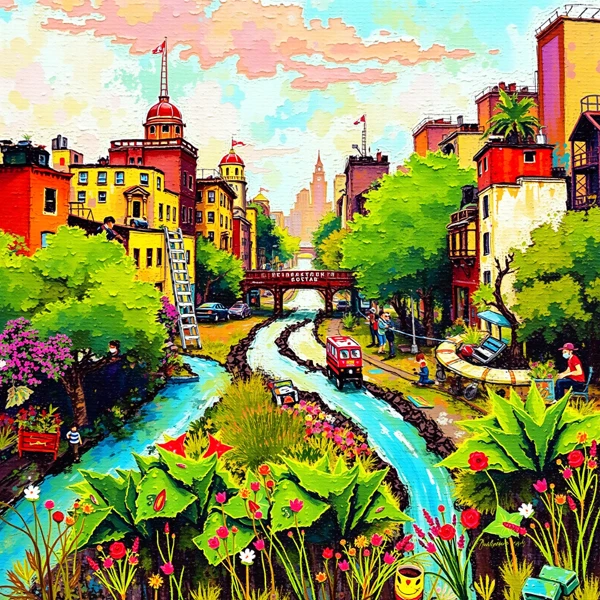 Urban Canals of Color