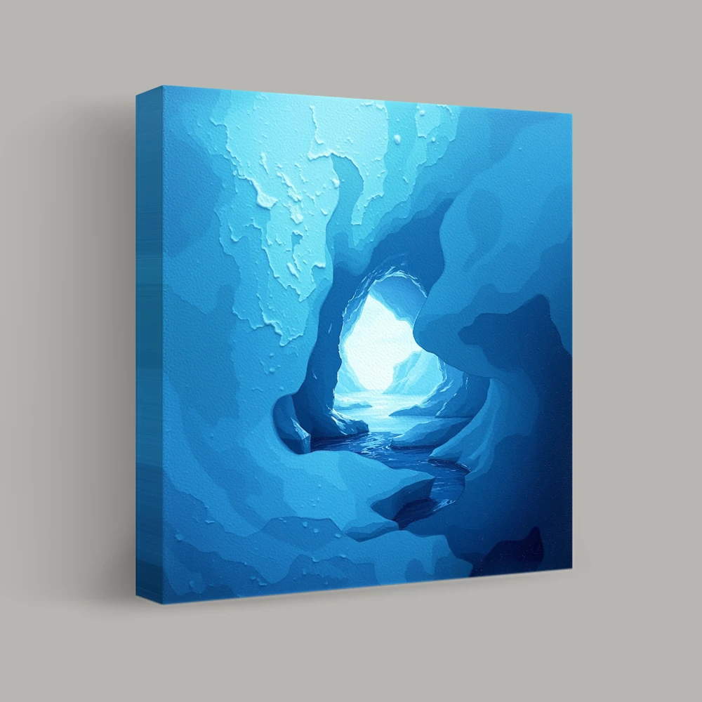 Passaggio attraverso il regno del ghiaccio — canvas