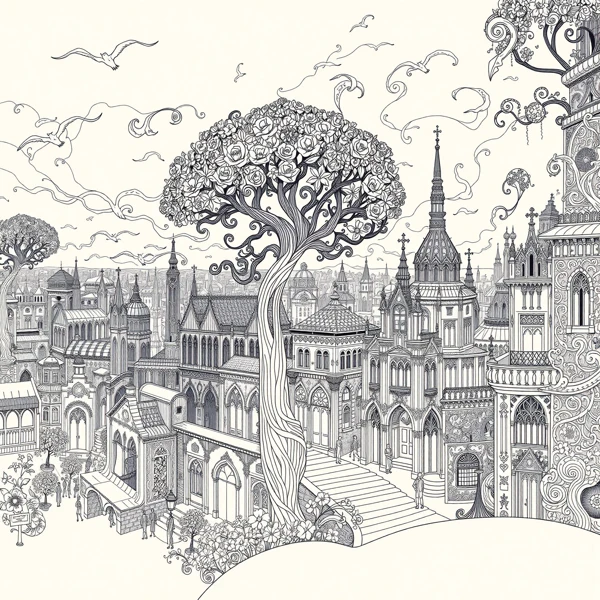 Gothic Flourish view 2
