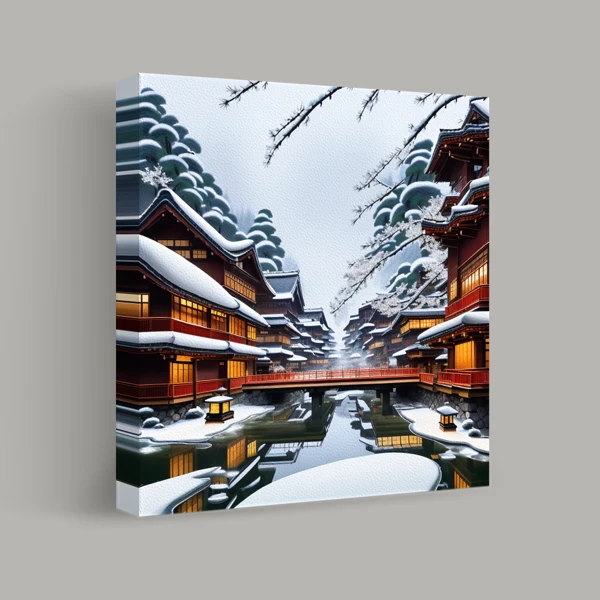 Serenity of Snowbound Reflections view 1