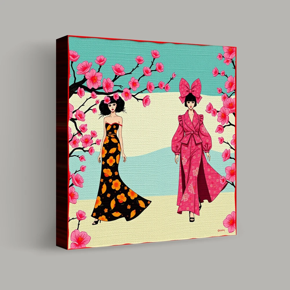 Blossoms and Elegance — canvas