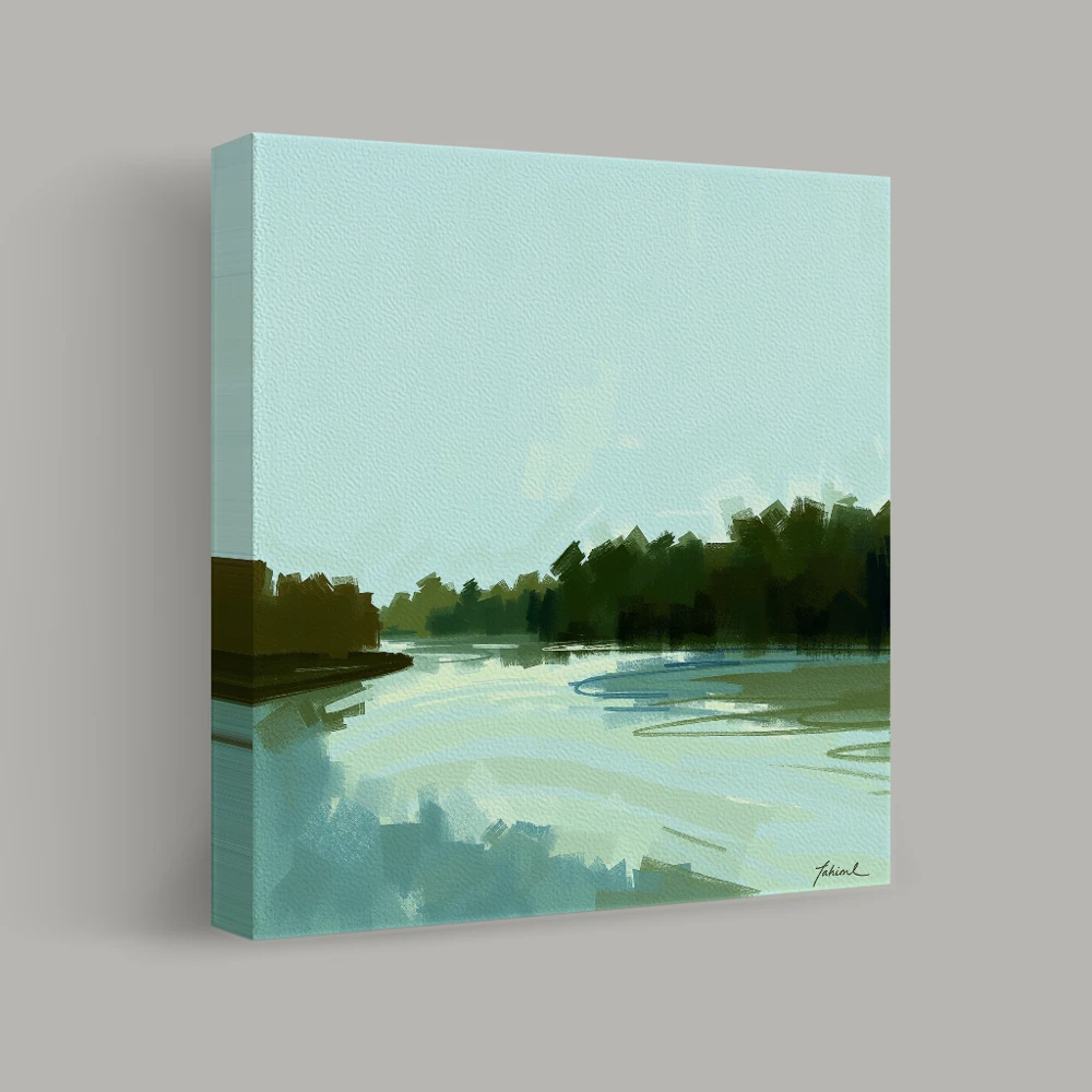 Serenity by the Water — canvas