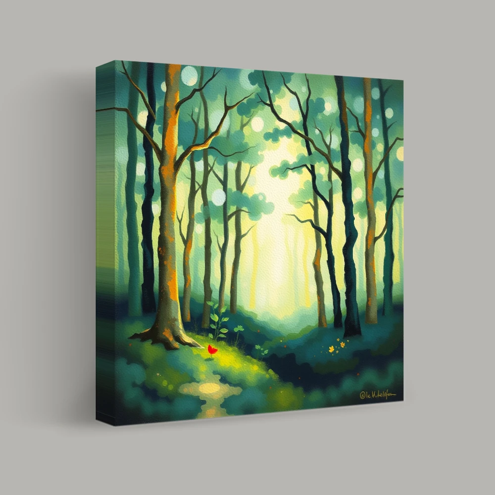 The Enchanted Glade Awakens — canvas