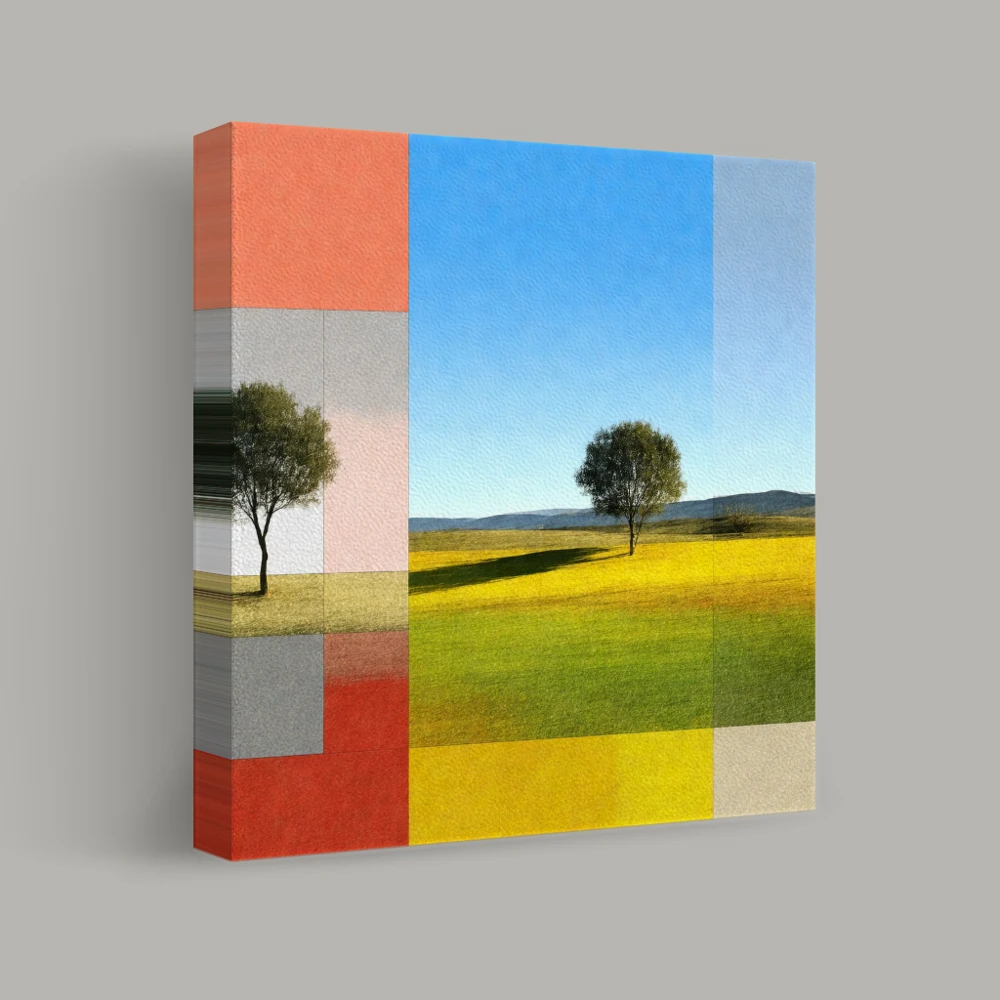 Harmony of Nature and Geometry — canvas