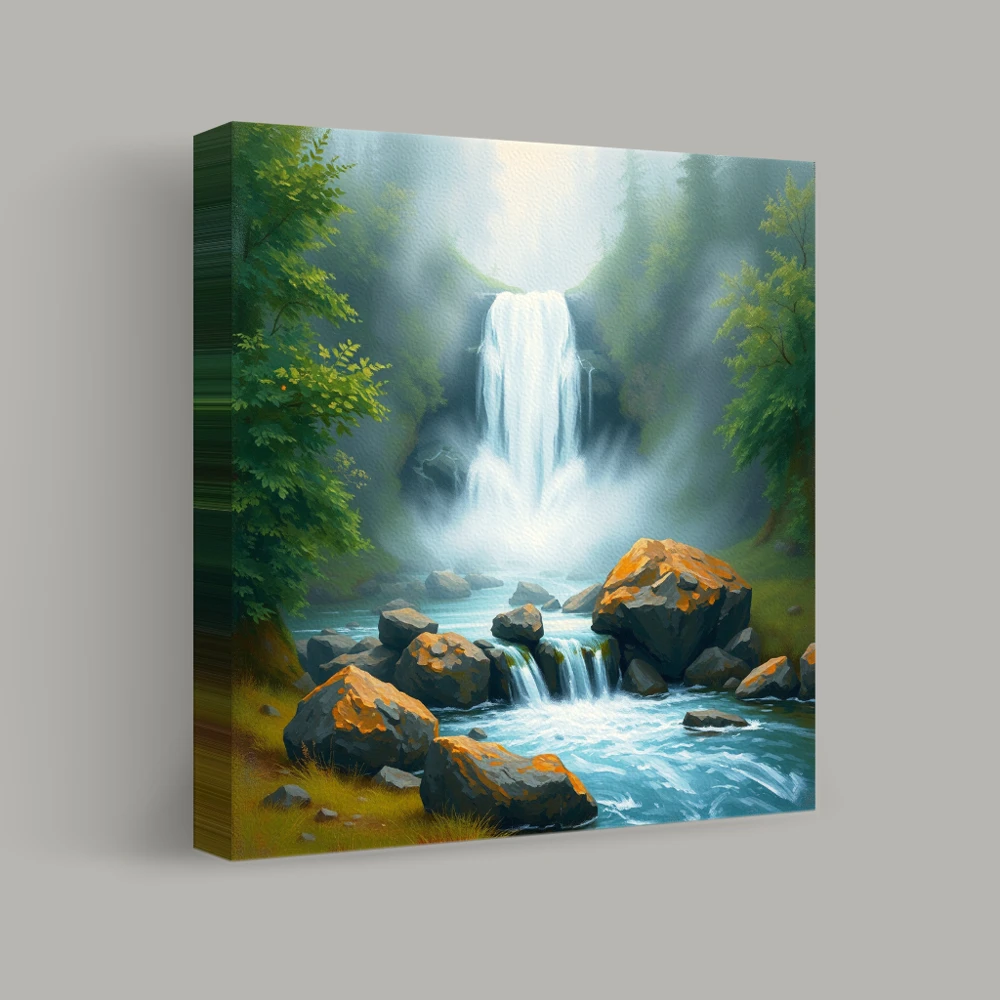 Cascade of Serenity — canvas