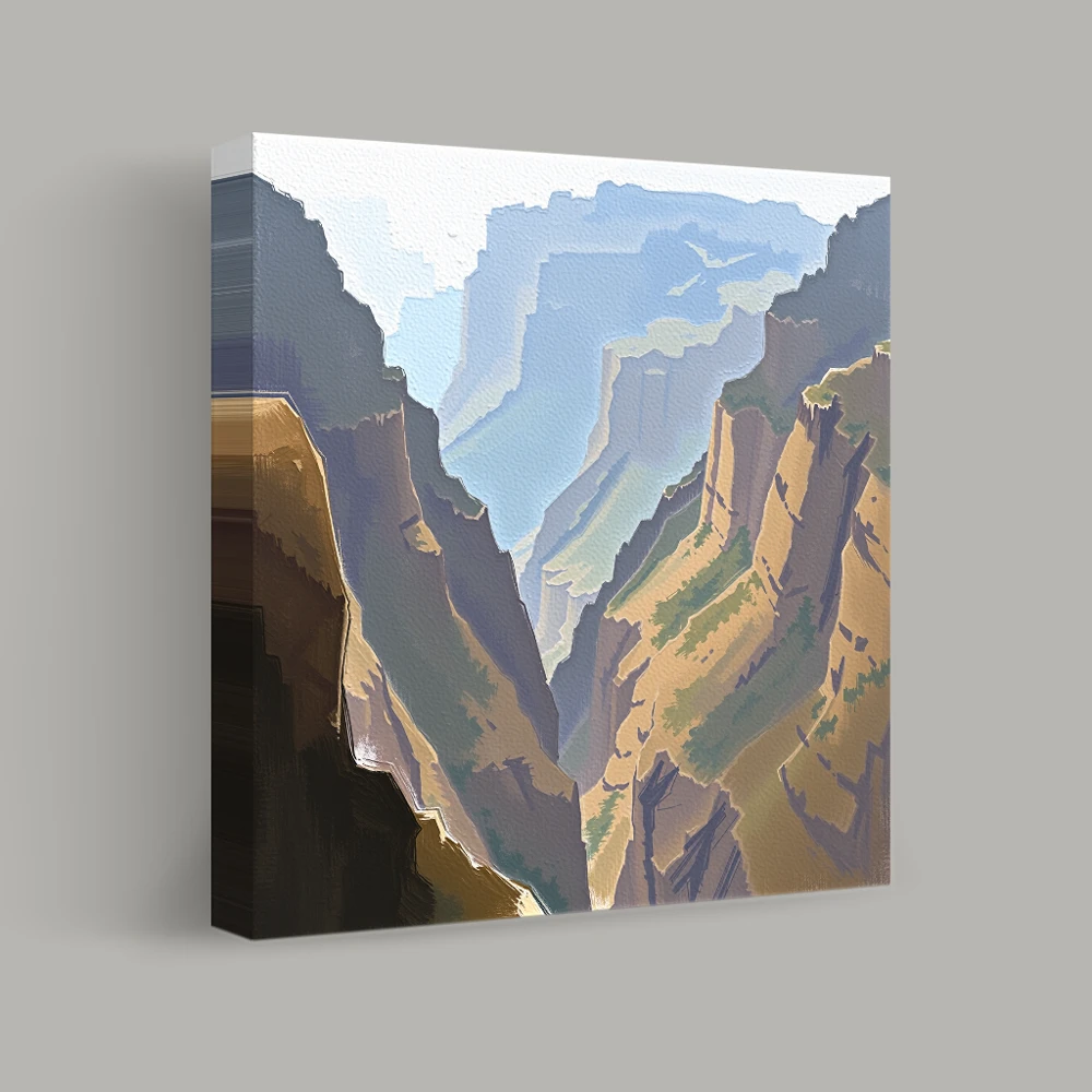 Canyon of Colors — canvas