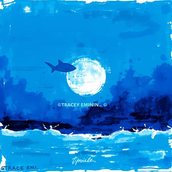 Oceanic Moonlit Dreams