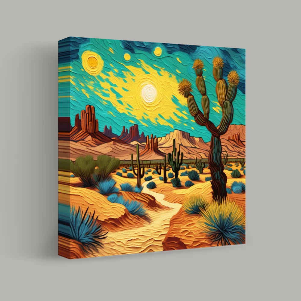 Sunlit Dreams of the Desert — canvas