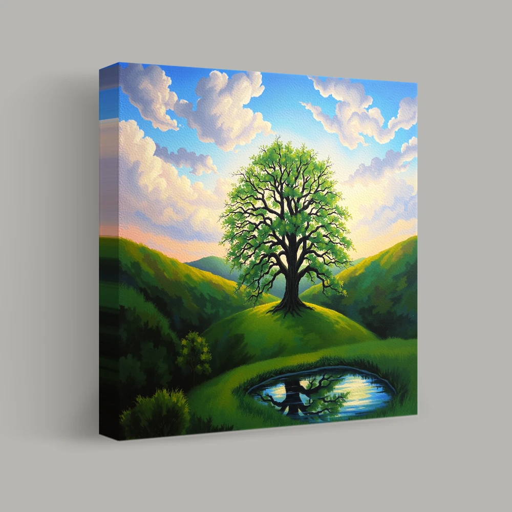 Reflected Stand — canvas