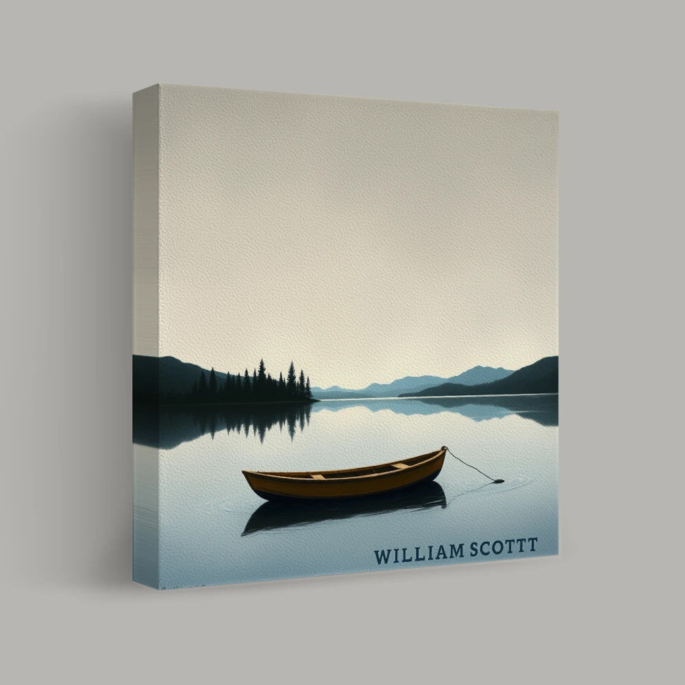 Solitude on Still Waters — canvas