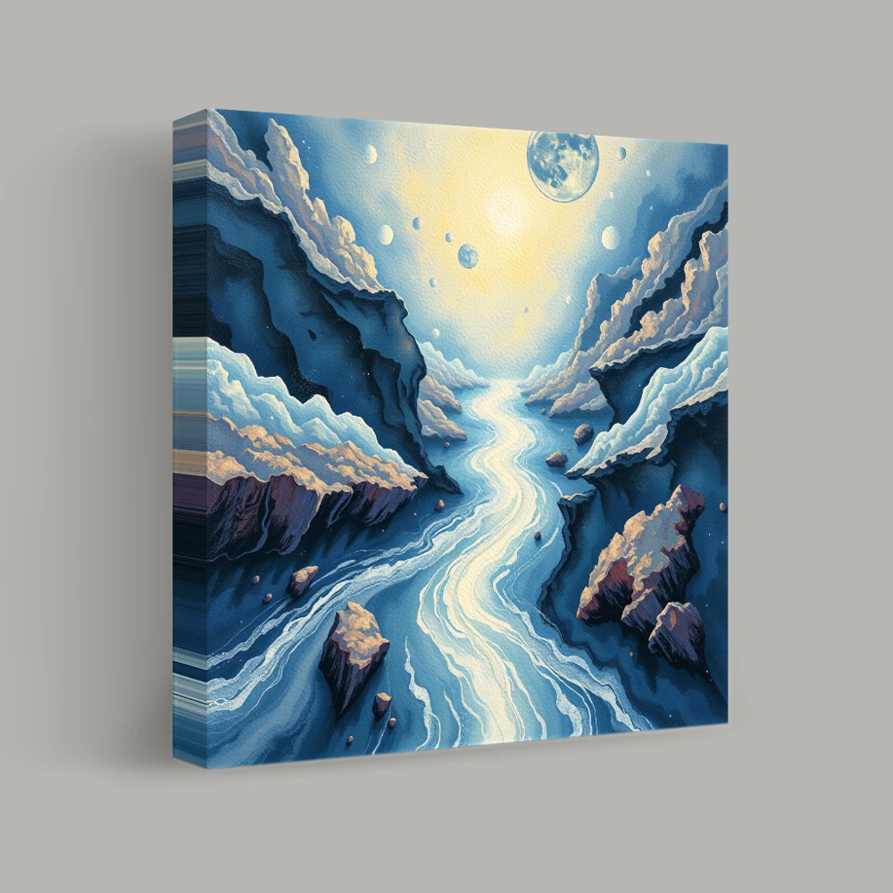 Celestial River in the Valley of Dreams — canvas