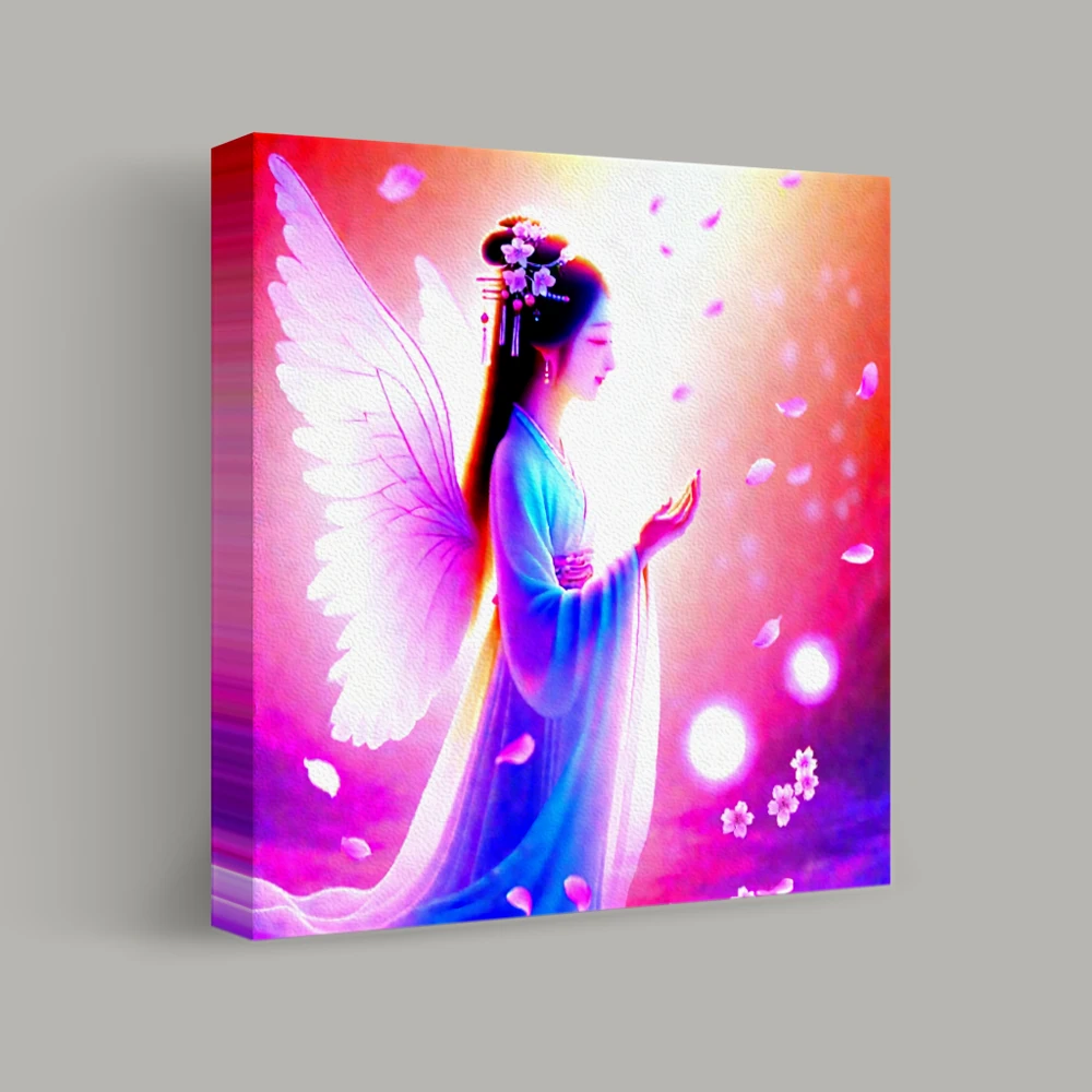 Sereniteit van de Bloembewaker — canvas