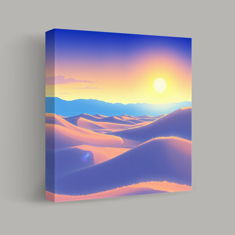 Sands of Solitude at Sunrise — canvas