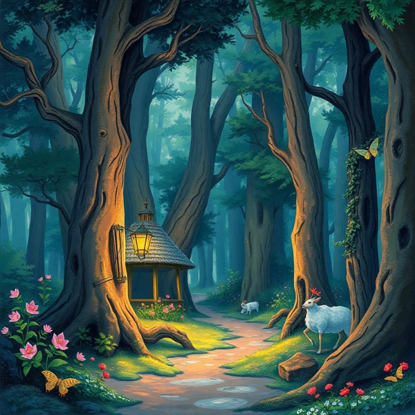 Enchanted Woodland Pathway view 2