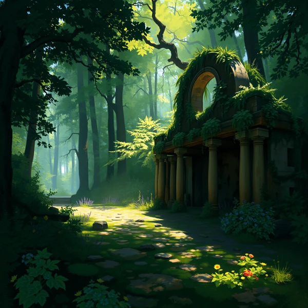 Ruins of the Forgotten Grove view 2