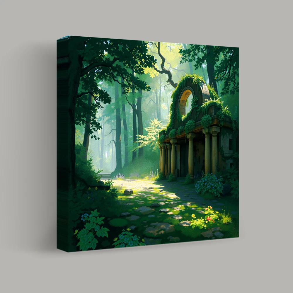 Ruins of the Forgotten Grove — canvas