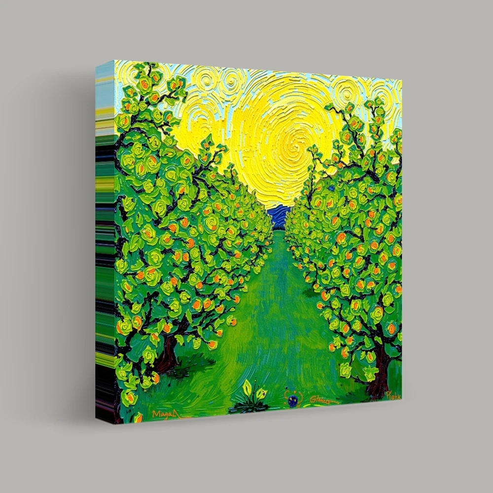 A Journey Through the Orchard — canvas