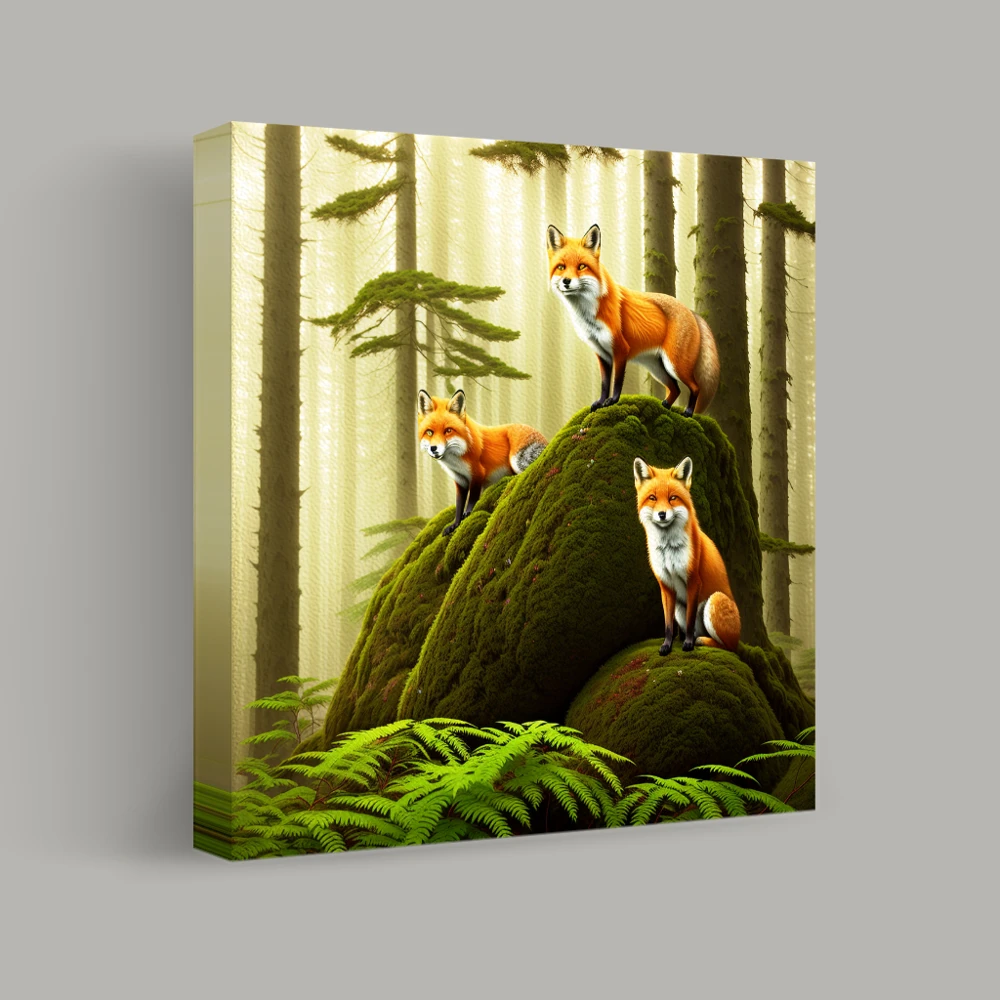 Guardians of the Emerald Realm — canvas