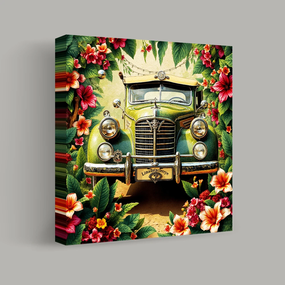 Timeless Elegance in Bloom — canvas