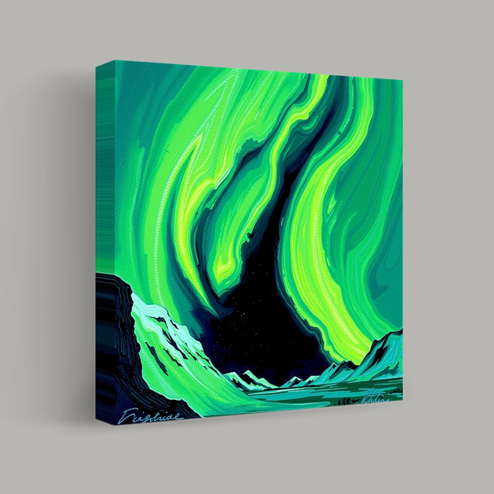 Dance of the Northern Lights — canvas