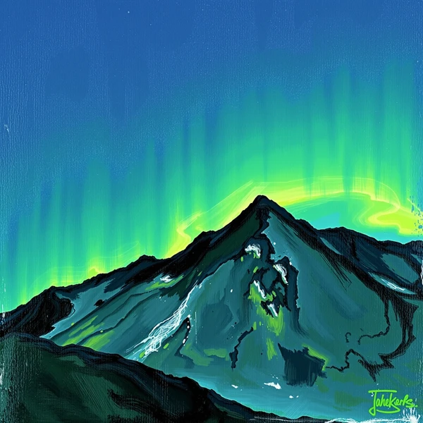 Northern Lights Over the Peak