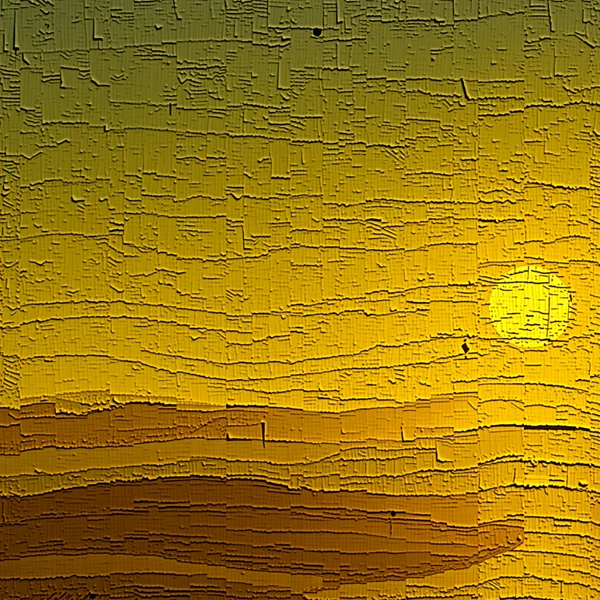 Textured Horizon at Dusk