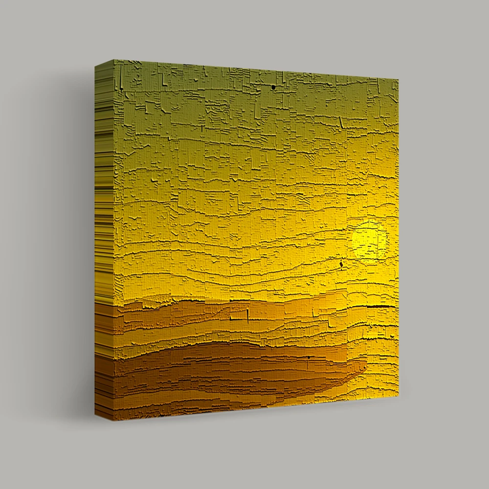 Textured Horizon at Dusk — canvas