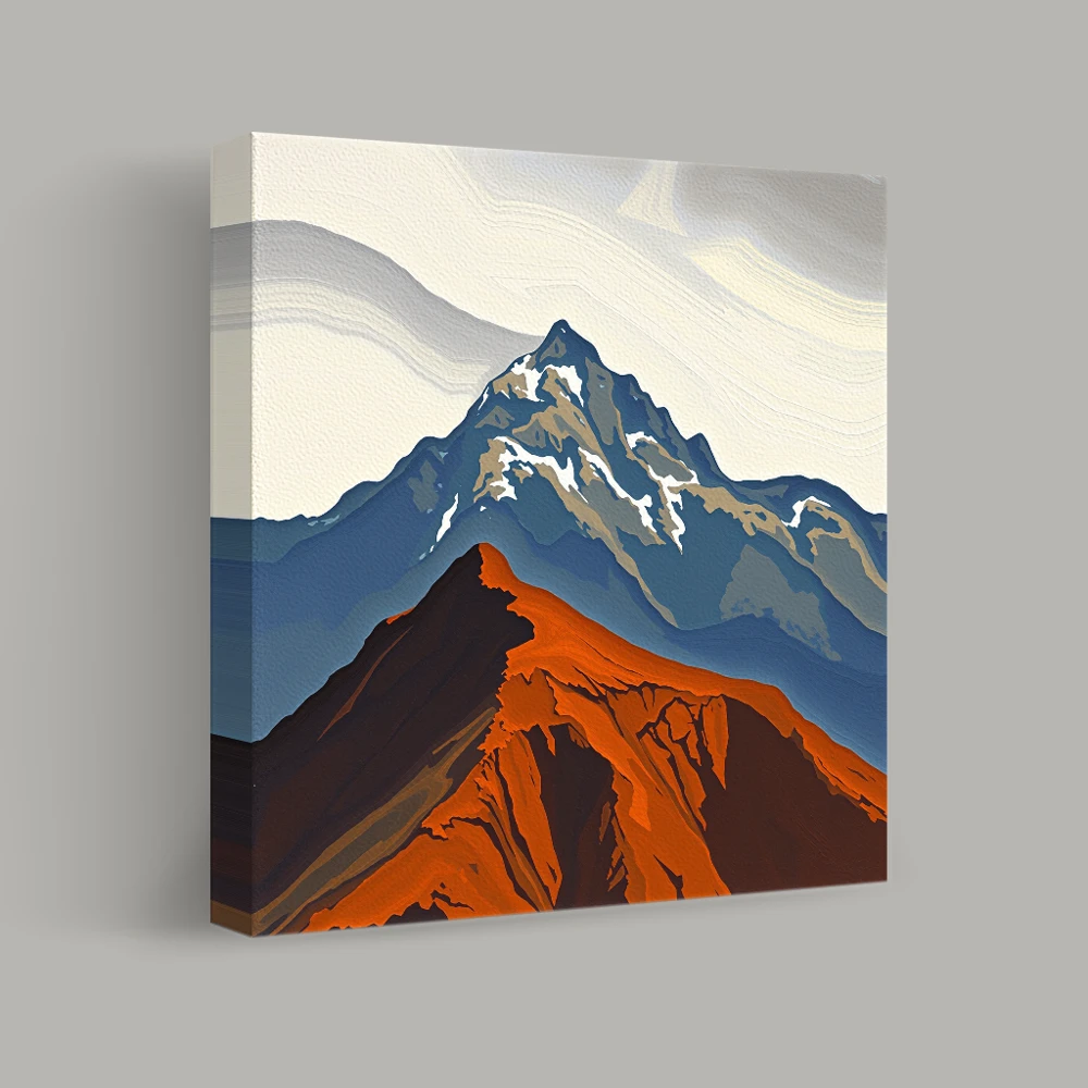 Peaks of Contrast — canvas