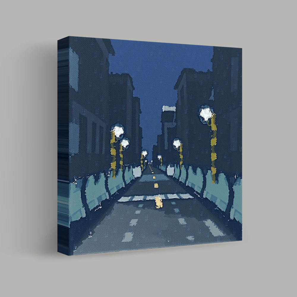 Midnight Avenue — canvas