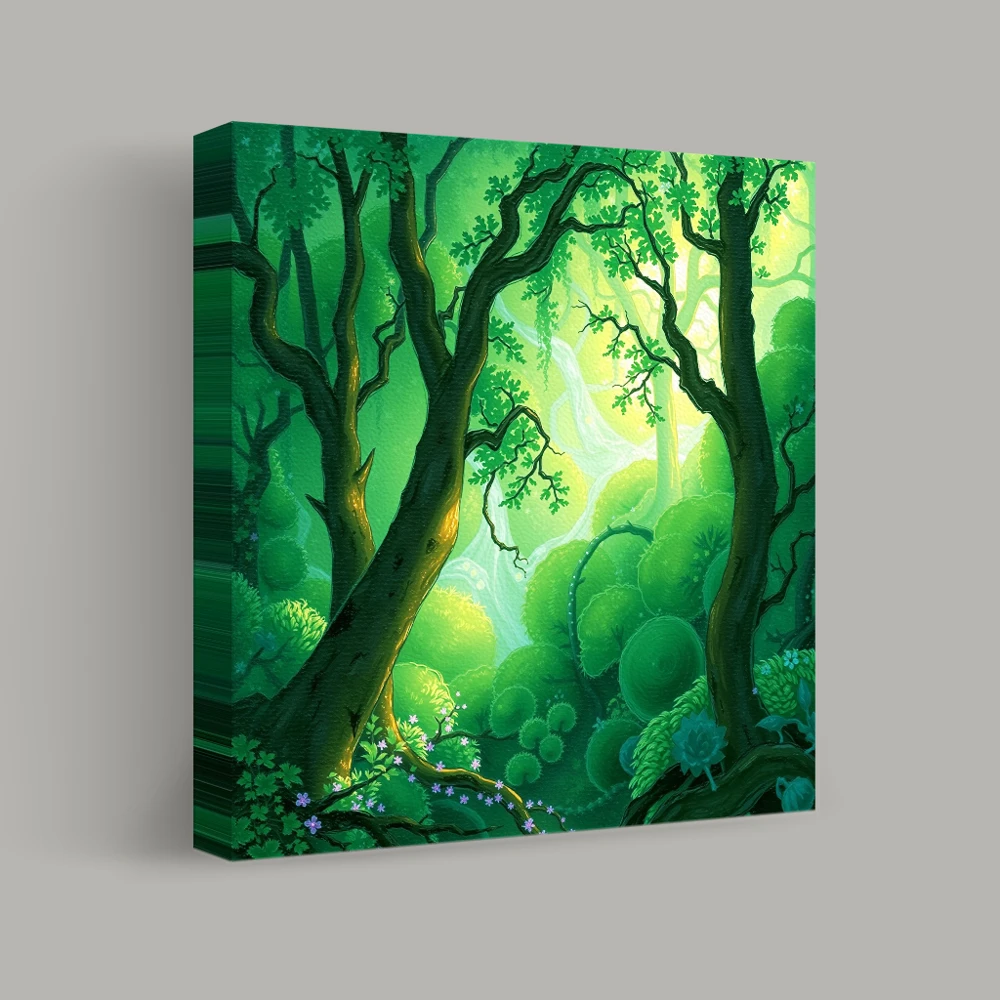 Enchanted Forest Pathway — canvas
