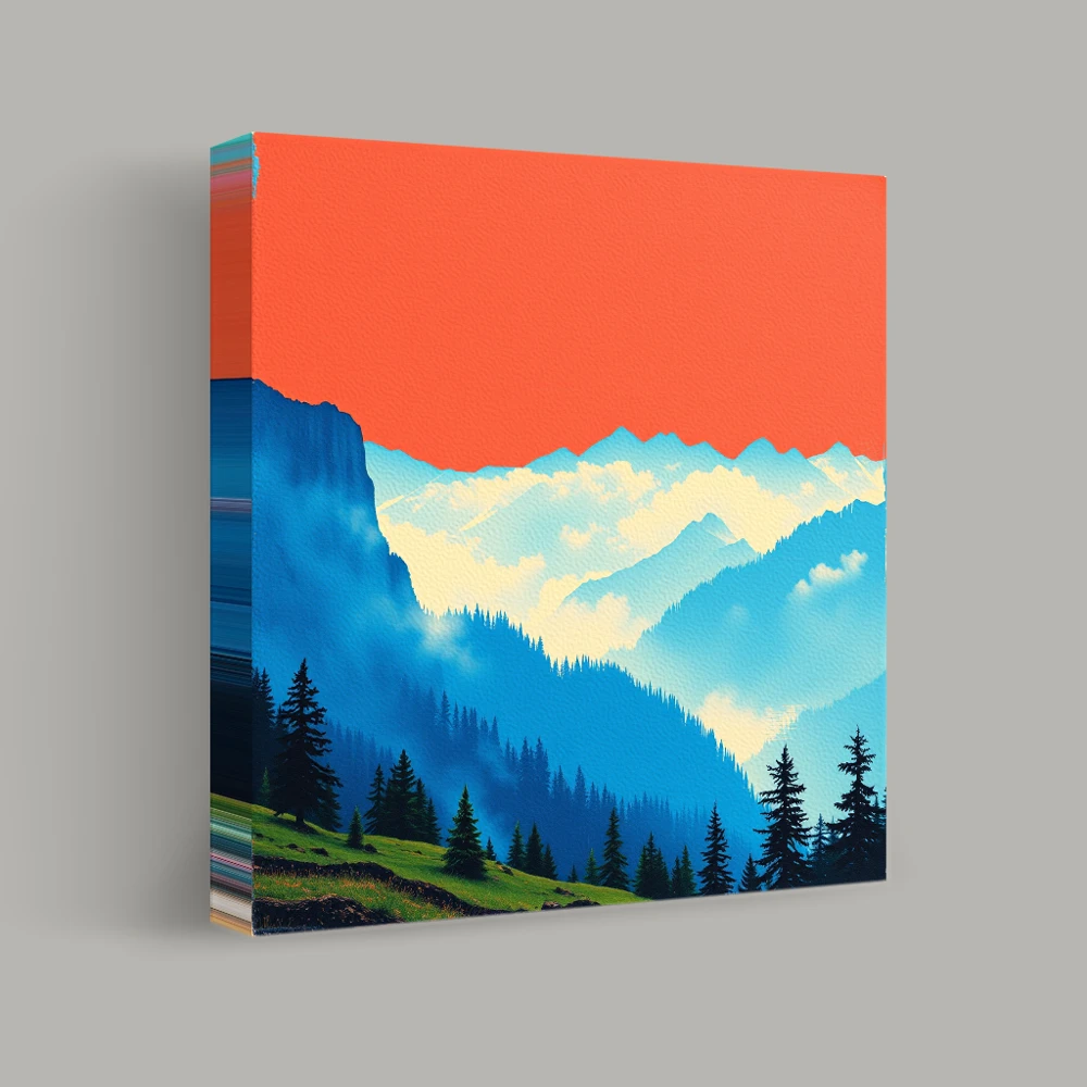 Echoes of Distant Peaks — canvas