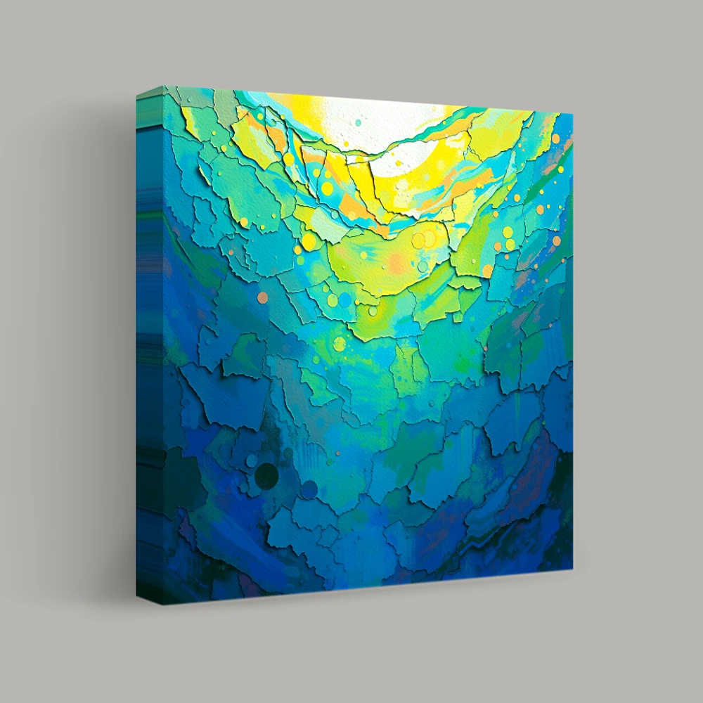 Depths of Turquoise — canvas