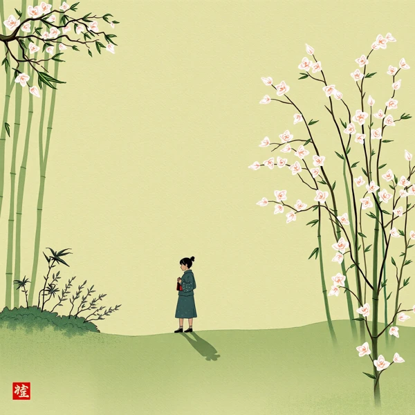 Solitude in Spring Garden