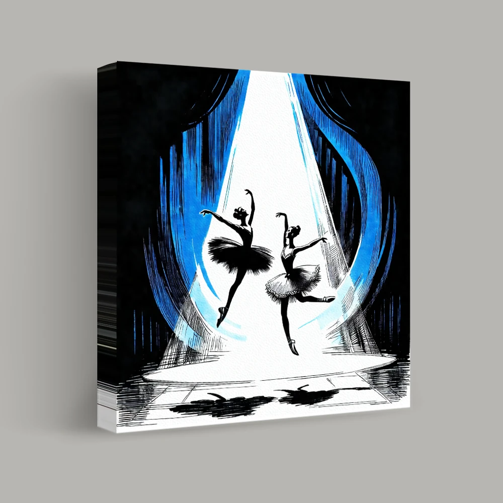 Grace Under the Spotlight — canvas