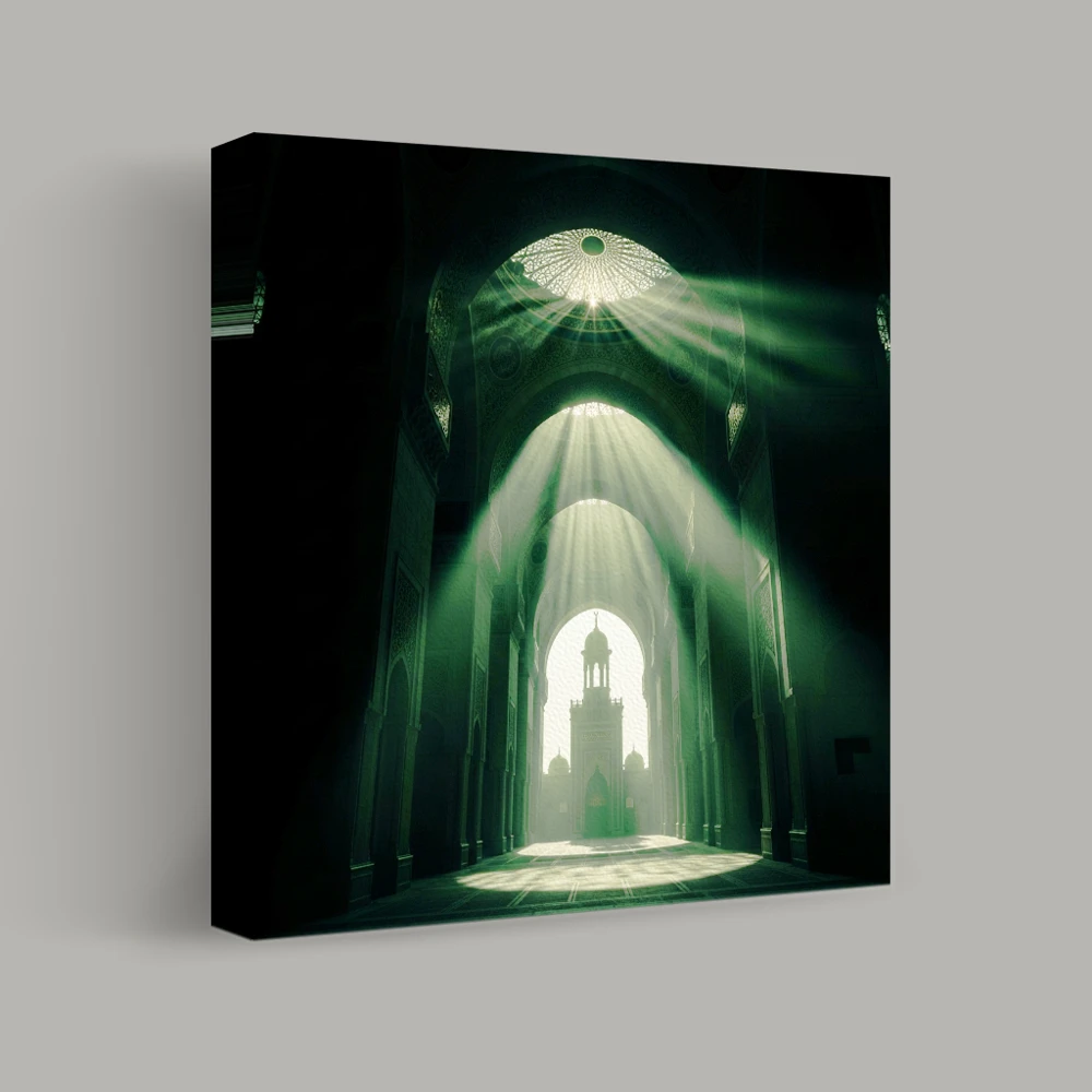 Luminous Crescent — canvas