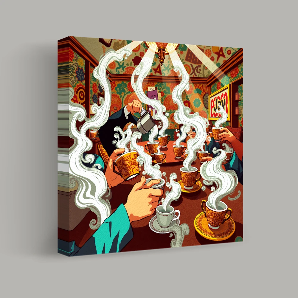 Steam and Gather — canvas