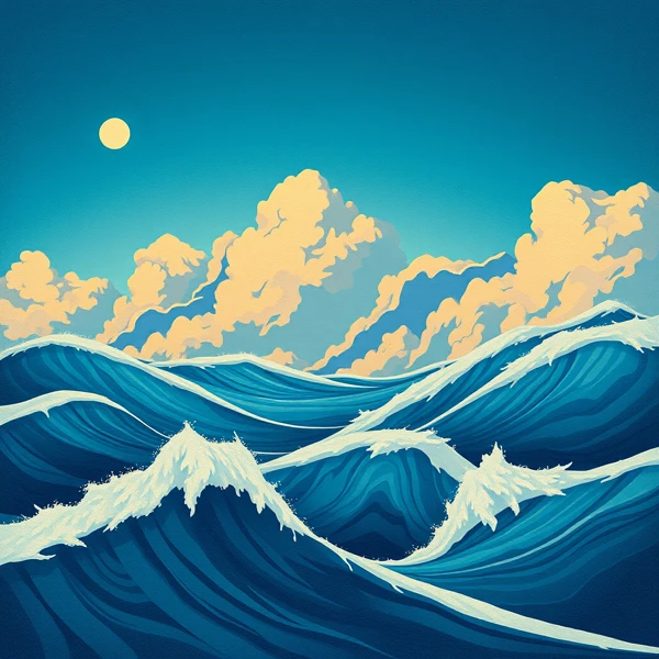 Dance of the Azure Waves