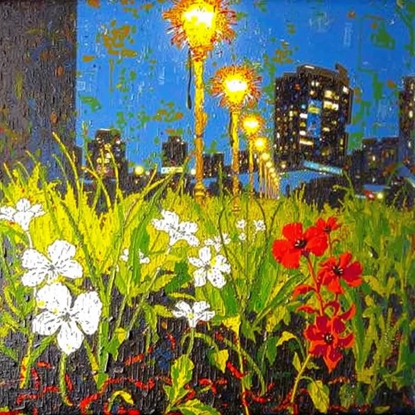 City Blooms by Night