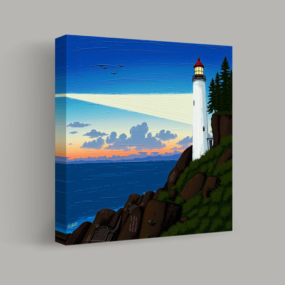 Beacon at Dusk — canvas