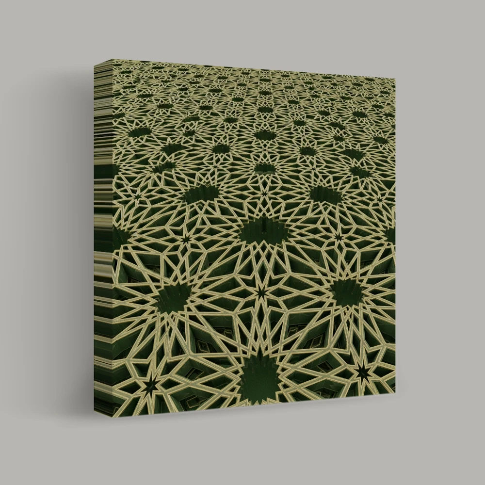 Geometric Echoes — canvas