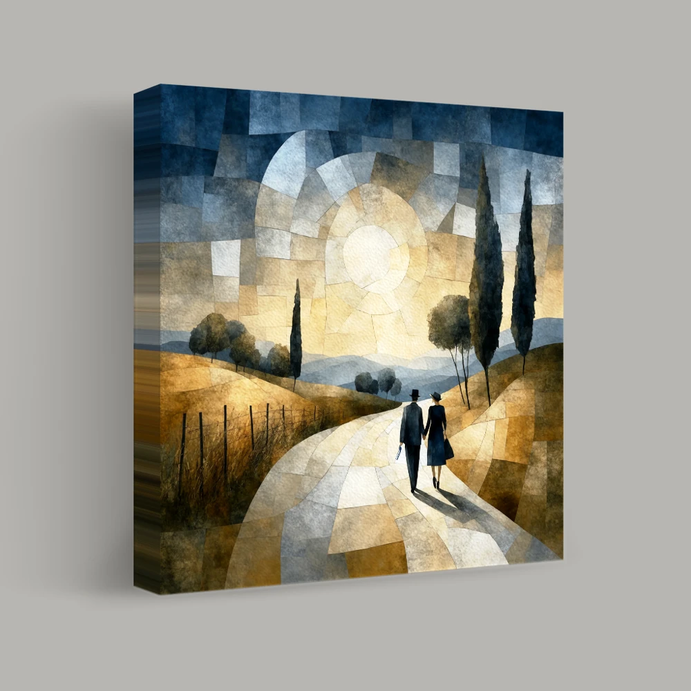 Journey Under the Sunlit Mosaic — canvas