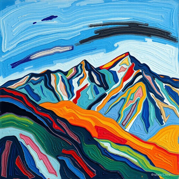Radiant Peaks of the Imagination