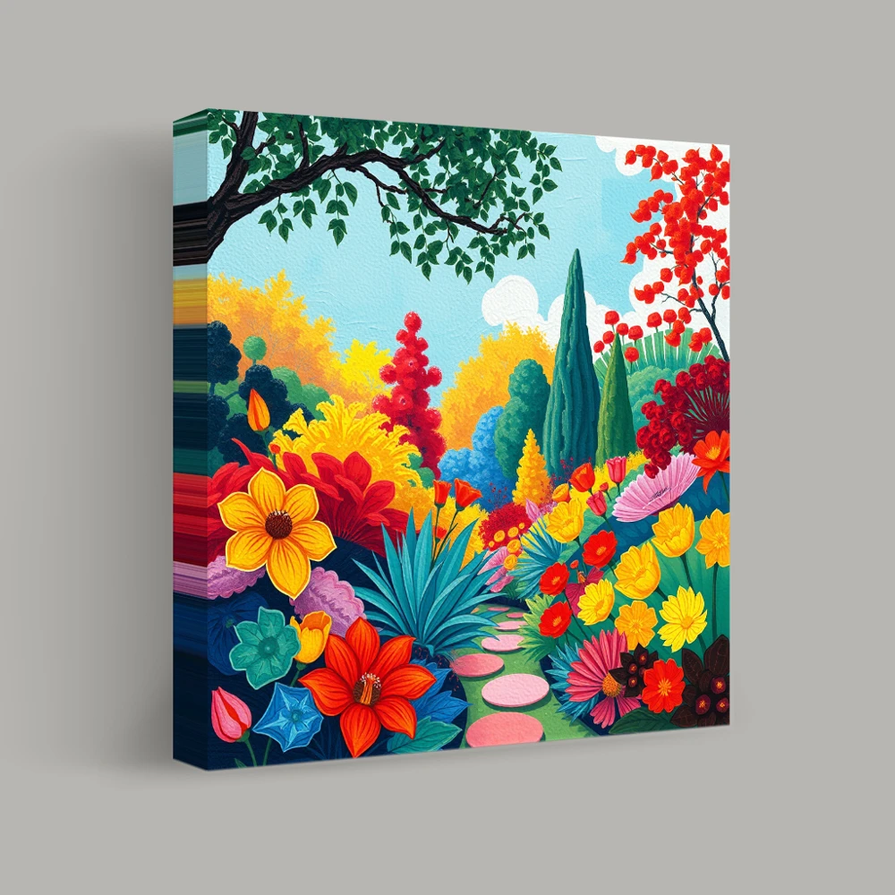 A Symphony of Blooms — canvas